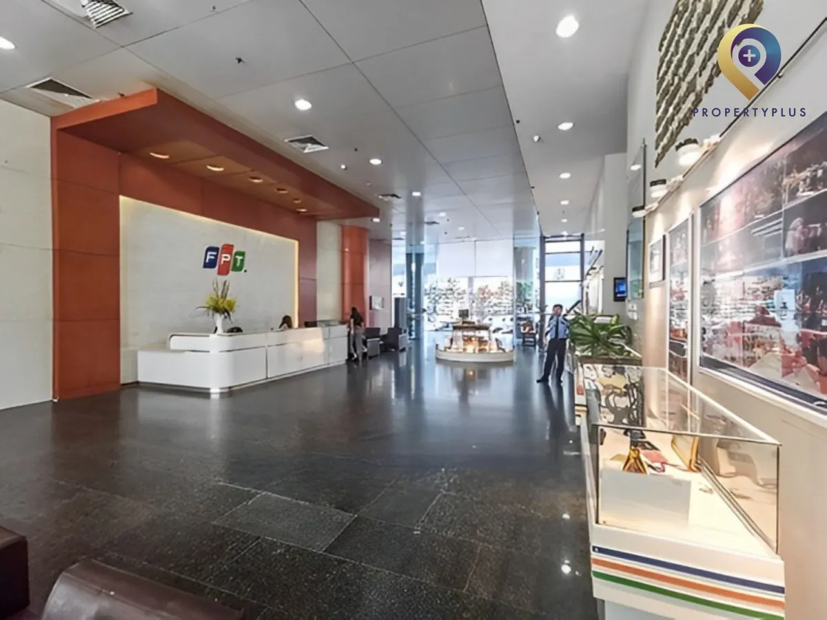 Sảnh trong tòa nhà FPT Building
